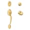 Schlage Schlage Plymouth Bright Brass Entry Handleset 1-3/4 in. F60VPLYXPLY505 - alternate 2